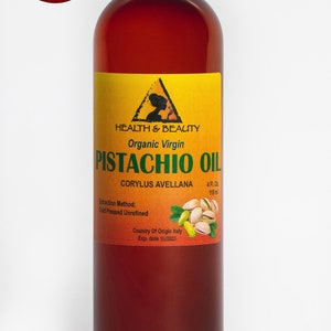 4 oz PISTACHIO OIL UNREFINED Organic Cold Pressed  Fresh Pure