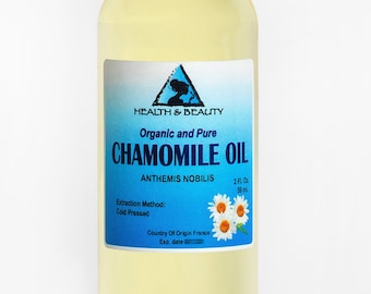 2 oz CHAMOMILE OIL ORGANIC Carrier Cold Pressed Premium Natural Fresh 100% Pure