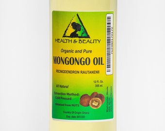 36 oz MONGONGO OIL / MANKETTI Oil Organic Cold Pressed Pure