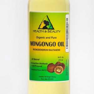 16 oz MONGONGO OIL / MANKETTI Oil Organic Cold Pressed Pure