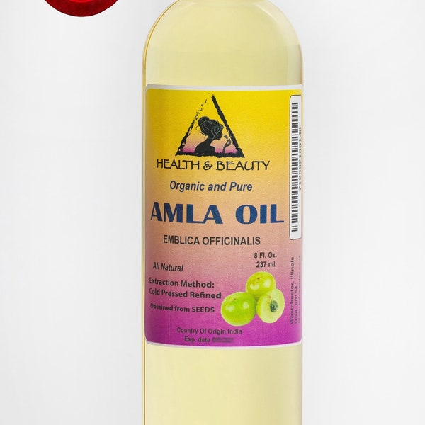 8 oz AMLA / GOOSEBERRY SEED Oil Refined Organic Cold Pressed Natural 100% Pure