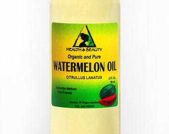 2 oz WATERMELON SEED OIL Organic Cold Pressed 100% Pure All Natural