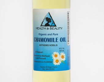 8 oz CHAMOMILE OIL ORGANIC Carrier Cold Pressed Premium Natural Fresh 100% Pure