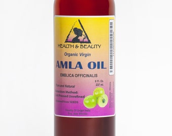 8 oz AMLA / GOOSEBERRY SEED Oil Unrefined Organic Virgin Cold Pressed  Pure