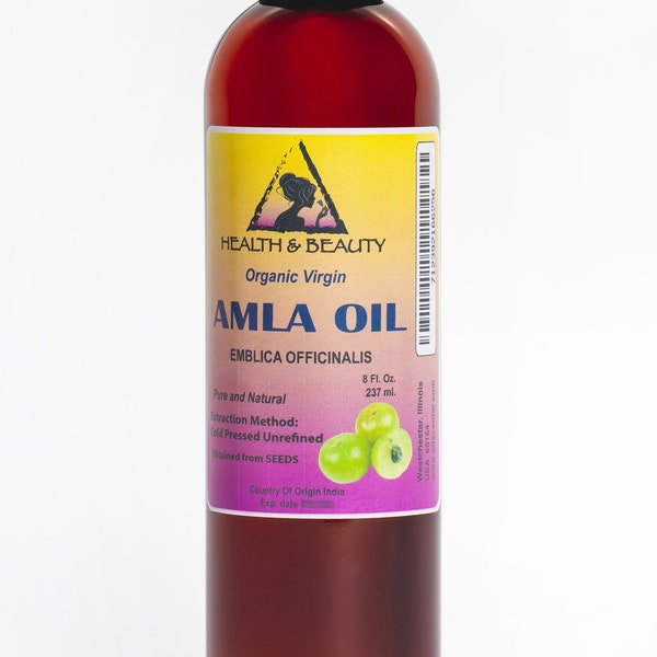 8 oz AMLA / GOOSEBERRY SEED Oil Unrefined Organic Virgin Cold Pressed  Pure
