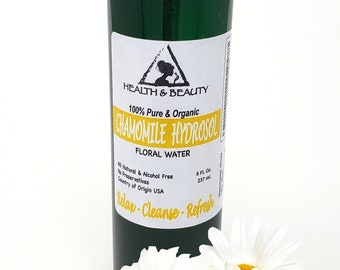 8 oz CHAMOMILE ROMAN HYDROSOL Organic Floral Water  Pure Natural