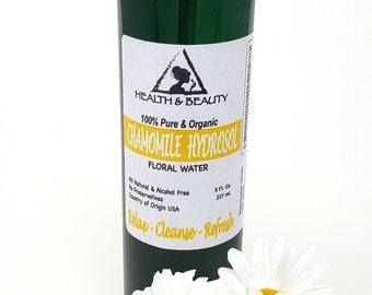 8 oz CHAMOMILE ROMAN HYDROSOL Organic Floral Water Pure Natural