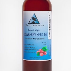 48 oz CRANBERRY SEED OIL Unrefined Organic Virgin Cold Pressed Raw Natural Pure