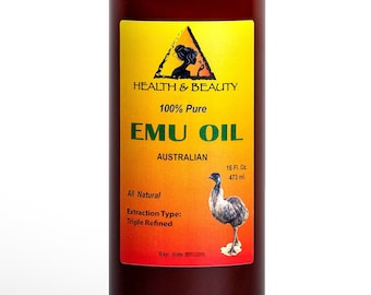 16 oz EMU OIL AUSTRALIAN Triple Refined Organic 100% Pure