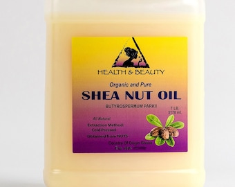 7 Lb Organic Shea Nut Oil: Cold Pressed African Karite Oil