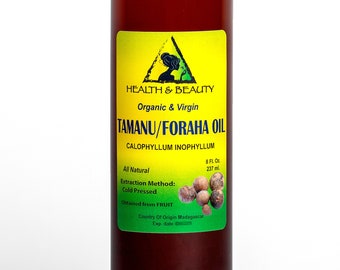 8 oz TAMANU / FORAHA OIL Organic Cold Pressed Fresh Pure