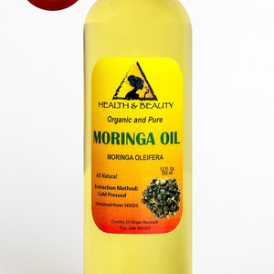 36 oz MORINGA OIL UNREFINED Organic Carrier Virgin Cold Pressed Natural Fresh 100% Pure