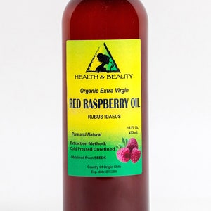 48 oz RED RASPBERRY Seed Oil UNREFINED Organic Extra Virgin Cold Pressed Pure