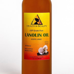 64 oz LANOLIN OIL USP Grade 100% Pure Skin Hair Moisturizing