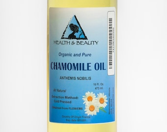 16 oz CHAMOMILE OIL ORGANIC Carrier Cold Pressed Premium Natural Fresh 100% Pure