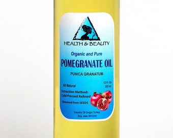 36 oz POMEGRANATE Seed OIL REFINED Organic Cold Pressed Fresh 100% Pure