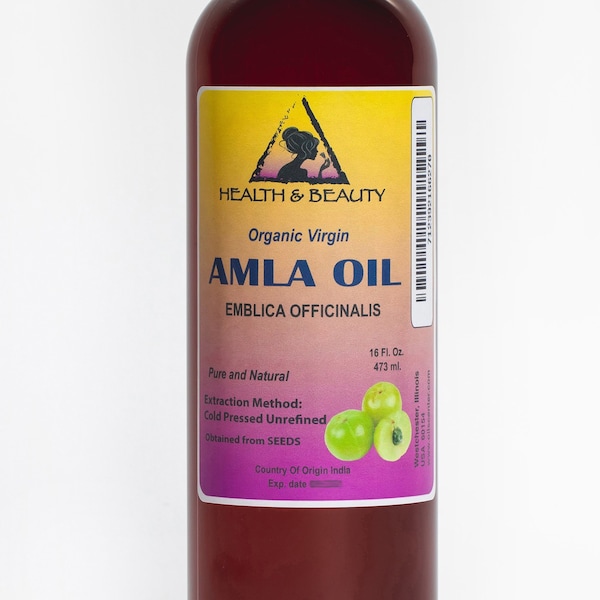 16 oz AMLA / GOOSEBERRY SEED Oil Unrefined Organic Virgin Cold Pressed  Pure