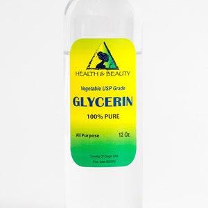 12 oz GLYCERIN VEGETABLE Oil USP Grade 100% Pure