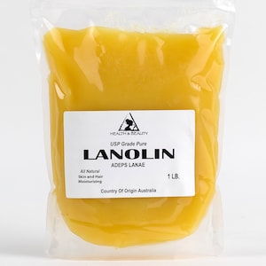 1 lb LANOLIN ANHYDROUS USP Grade Ultra Refined 100% Pure Skin Hair Moisturizing