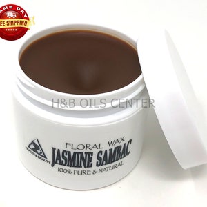 2 oz JASMINE SAMBAC FLORAL Wax Organic Natural 100% Pure