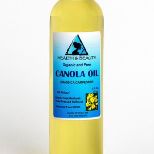8 oz CANOLA SEED OIL Refined Organic Carrier Cold Pressed Natural Fresh 100% Pure bild 2