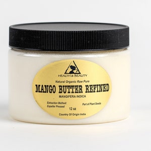 12 oz MANGO BUTTER REFINED Organic Fresh Natural Raw Grade A Prime 100% Pure