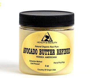 4 oz AVOCADO BUTTER REFINED Organic Fresh Natural Raw Grade A Prime 100% Pure