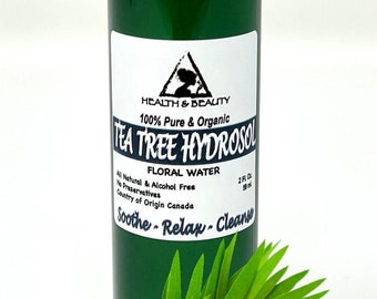 2 oz TEA TREE HYDROSOL Organic Floral Water  Pure Natural