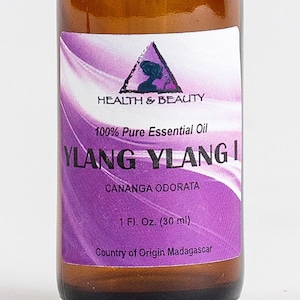 1 oz YLANG YLANG ESSENTIAL Oil Organic Aromatherapy Natural 100% Pure with Glass Dropper