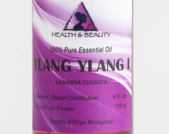 4 oz YLANG YLANG ESSENTIAL Oil Organic Aromatherapy Natural 100% Pure