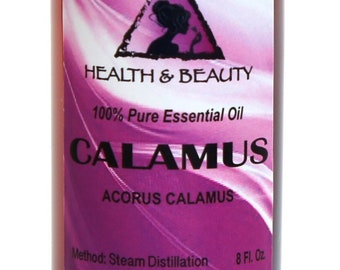 8 oz CALAMUS ESSENTIAL OIL Organic Aromatherapy Natural 100% Pure