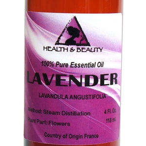 4 oz LAVENDER ESSENTIAL OIL Organic Aromatherapy Natural 100% Pure