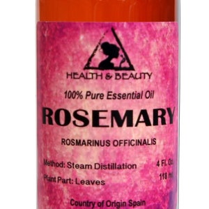 4 oz ROSEMARY ESSENTIAL OIL Organic Aromatherapy Natural 100% Pure