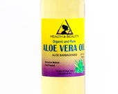 4 oz ALOE VERA OIL Organic Carrier Cold Pressed Premium Natural 100 Pure