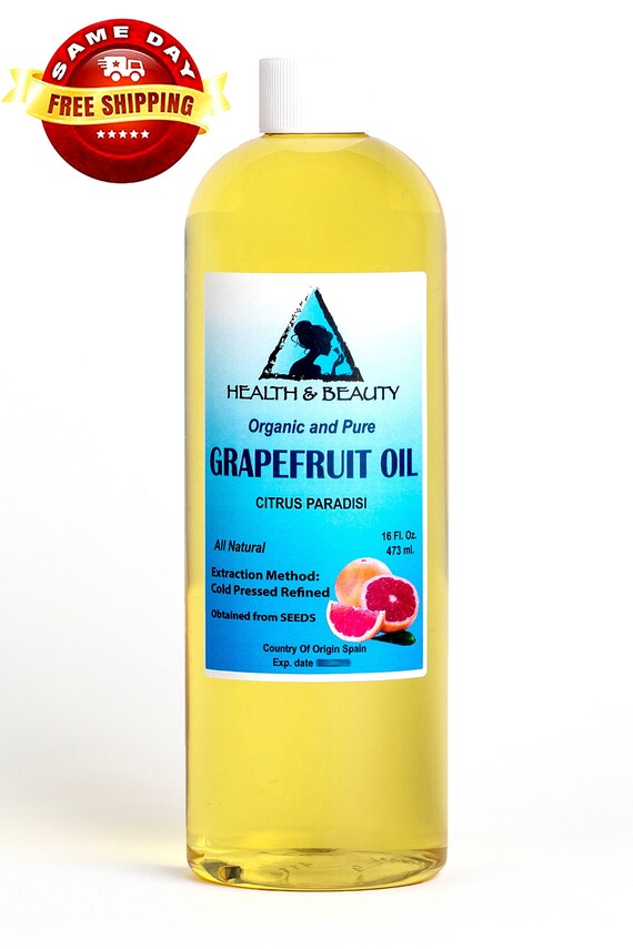 32 Oz GRAPEFRUIT SEED OIL Refined Organic Carrier Cold Pressed Etsy