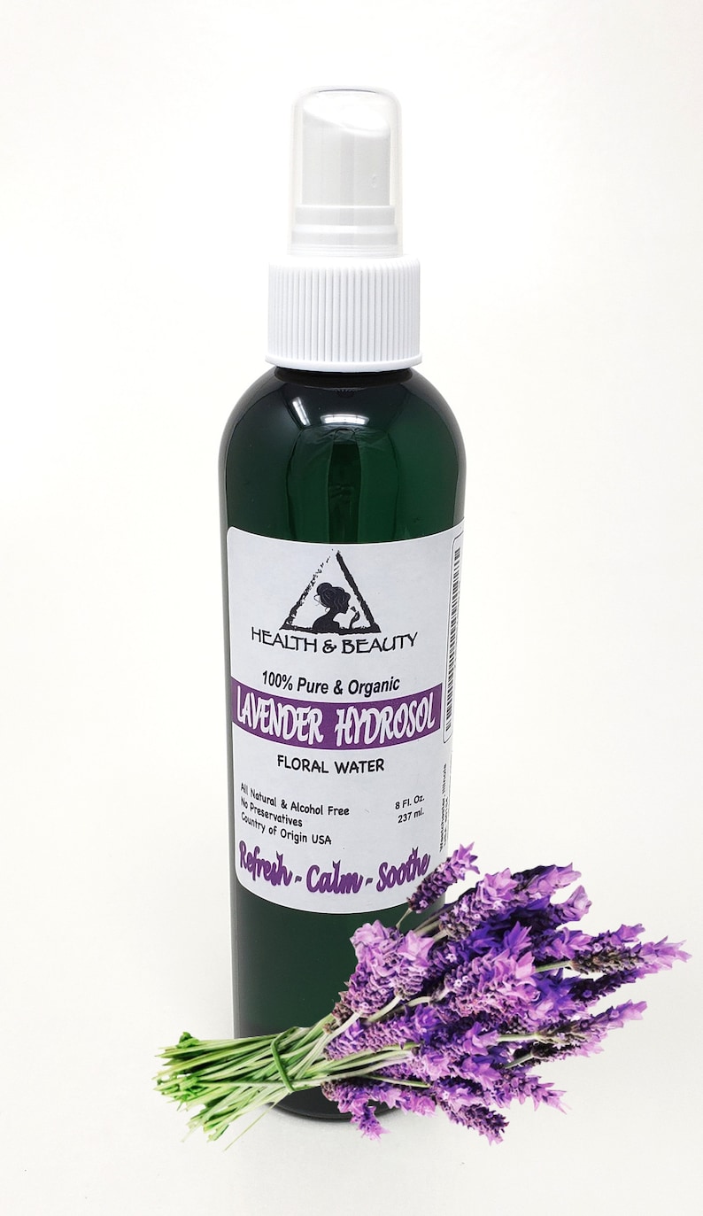 8 oz LAVENDER HYDROSOL ORGANIC Floral Water Pure Natural image 2