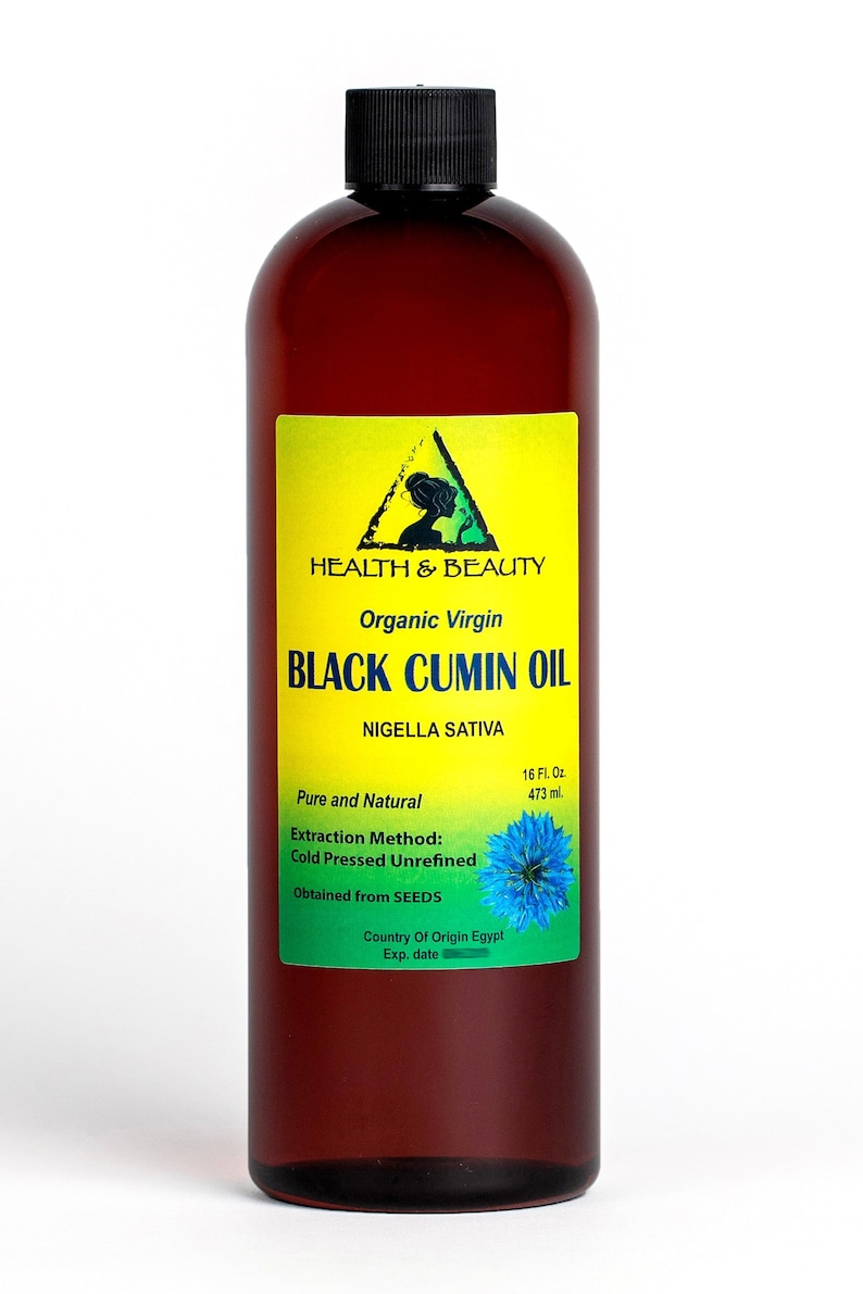 16 oz BLACK CUMIN SEED Oil Unrefined Organic Virgin Raw Cold Etsy