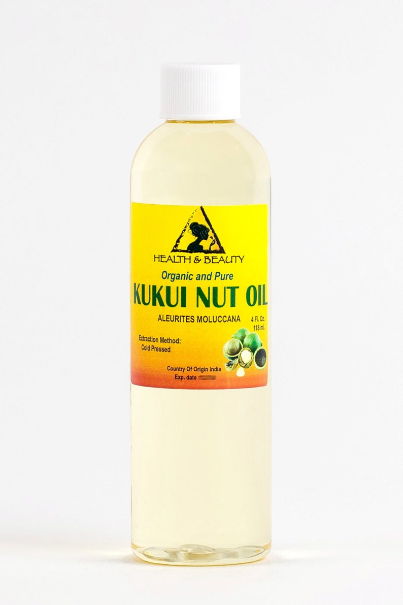 4 oz KUKUI NUT OIL Organic Carrier Cold Pressed 100% Pure image 3