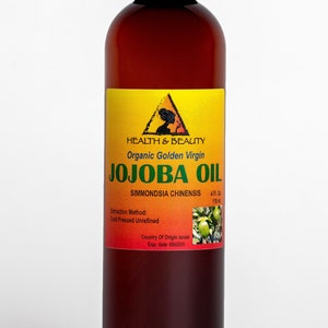 4 oz JOJOBA OIL GOLDEN Organic Carrier Unrefined Cold Pressed Virgin Raw Pure image 10