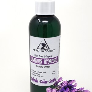 8 oz LAVENDER HYDROSOL ORGANIC Floral Water Pure Natural image 5