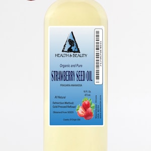 48 oz STRAWBERRY SEED Oil REFINED Organic Cold Pressed 100% Pure All Natural