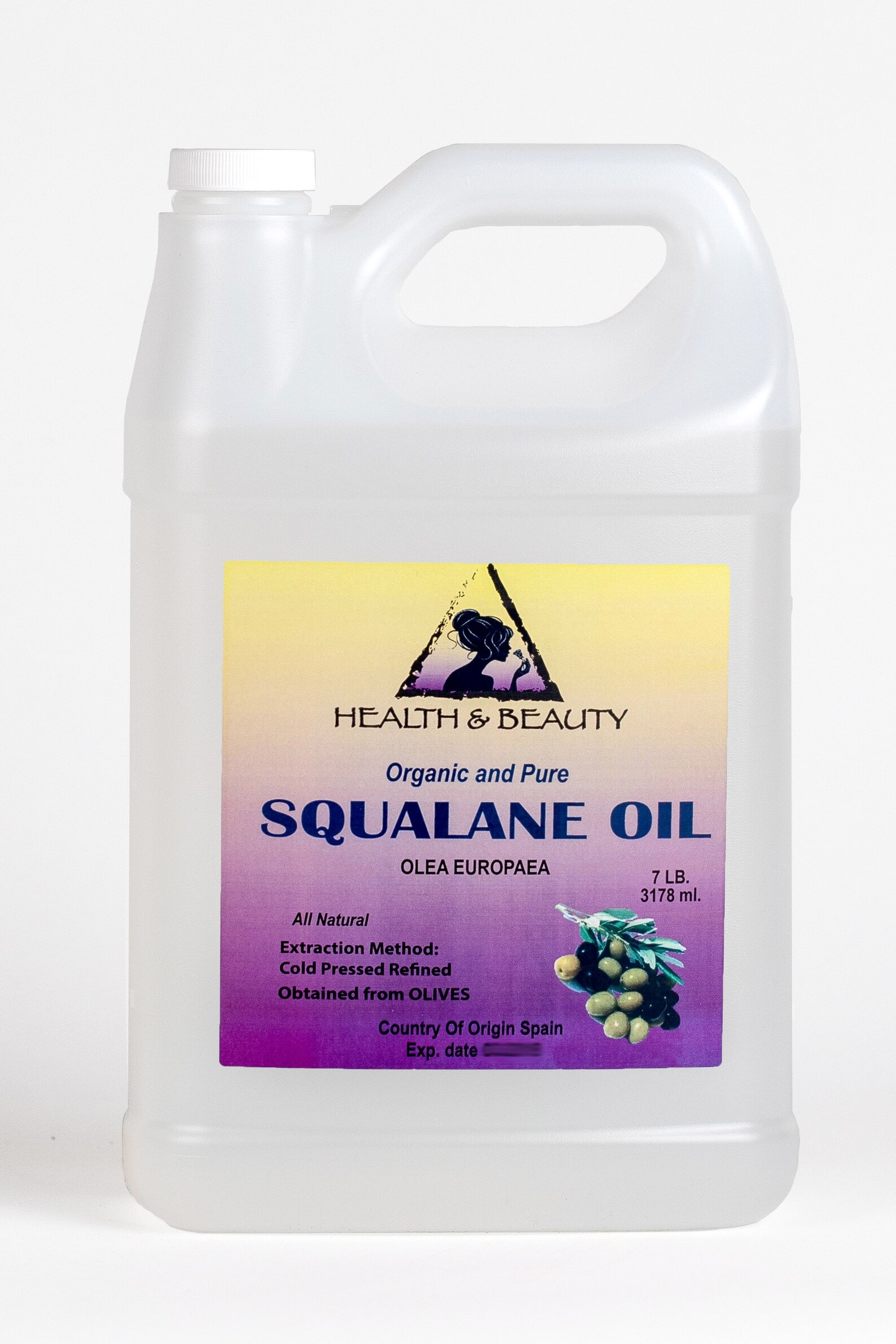 7 Lb 1 Gal SQUALANE OIL ORGANIC Olivederived Antiaging Etsy