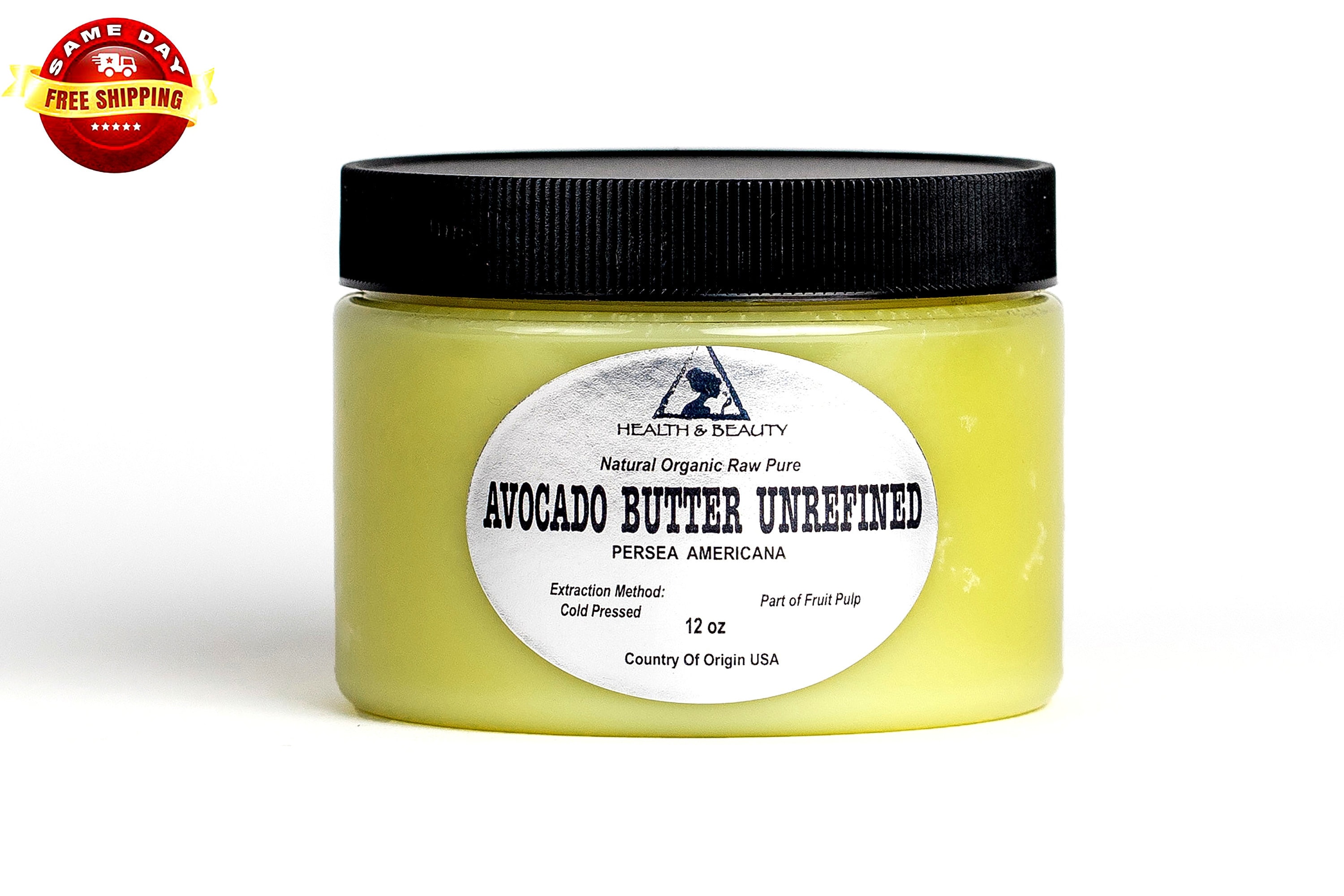 Pure Avocado Butter By Dr.Adorable – Organic, Cold Pressed, 2 Oz To 12 Lb Sizes
