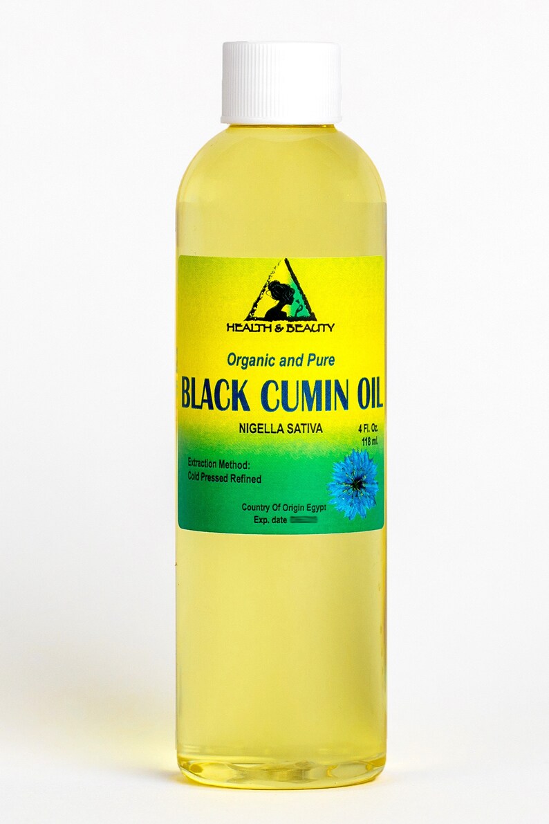 4 Oz BLACK CUMIN SEED Oil Refined Organic Carrier Cold Pressed Etsy