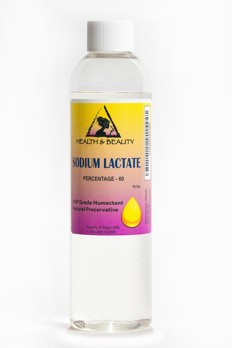 10 oz SODIUM LACTATE 60% Natural USP Preservative Liquid Humectant Pure image 9