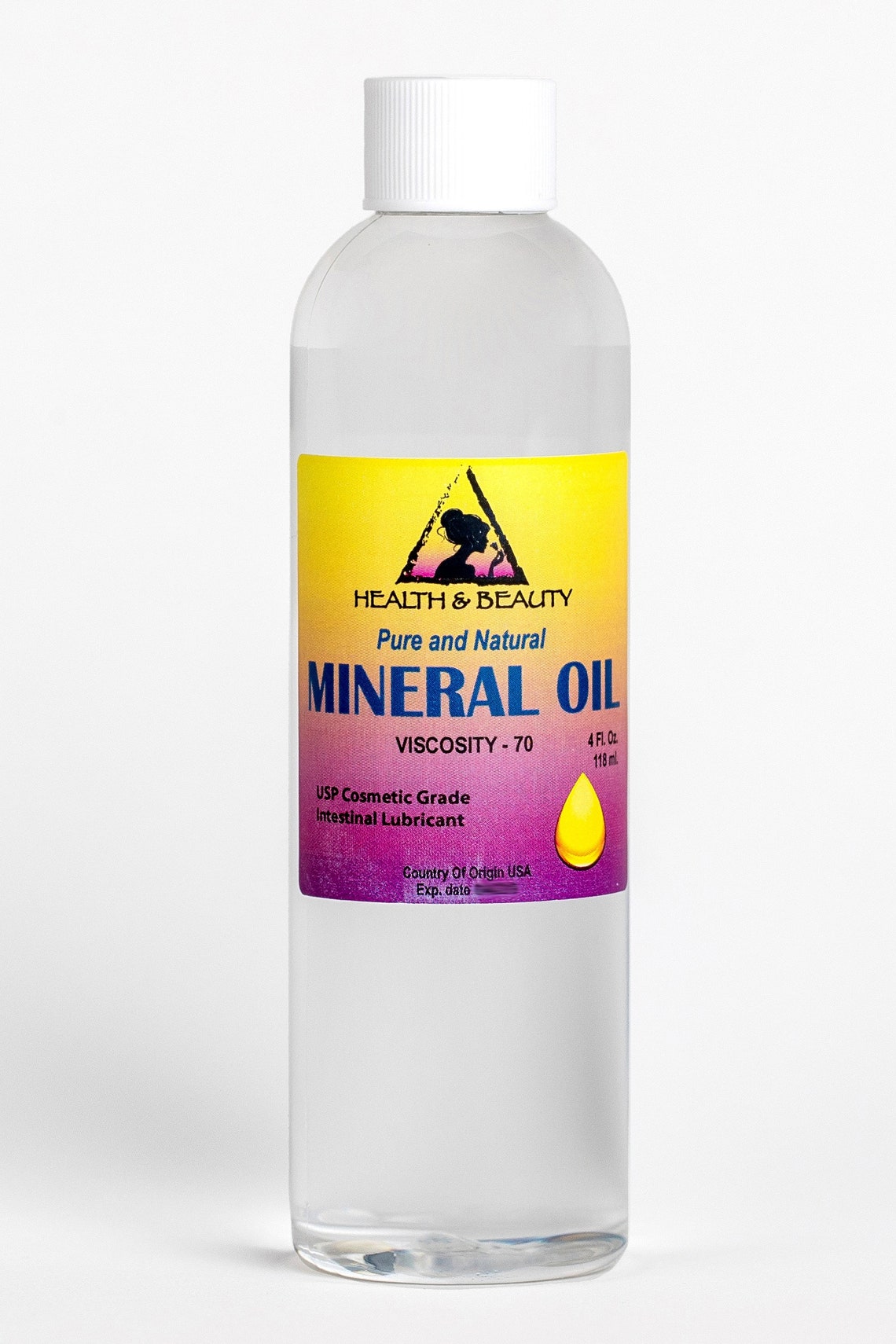 4 Oz MINERAL Oil 70 Viscosity NF USP Grade Intestinal Etsy