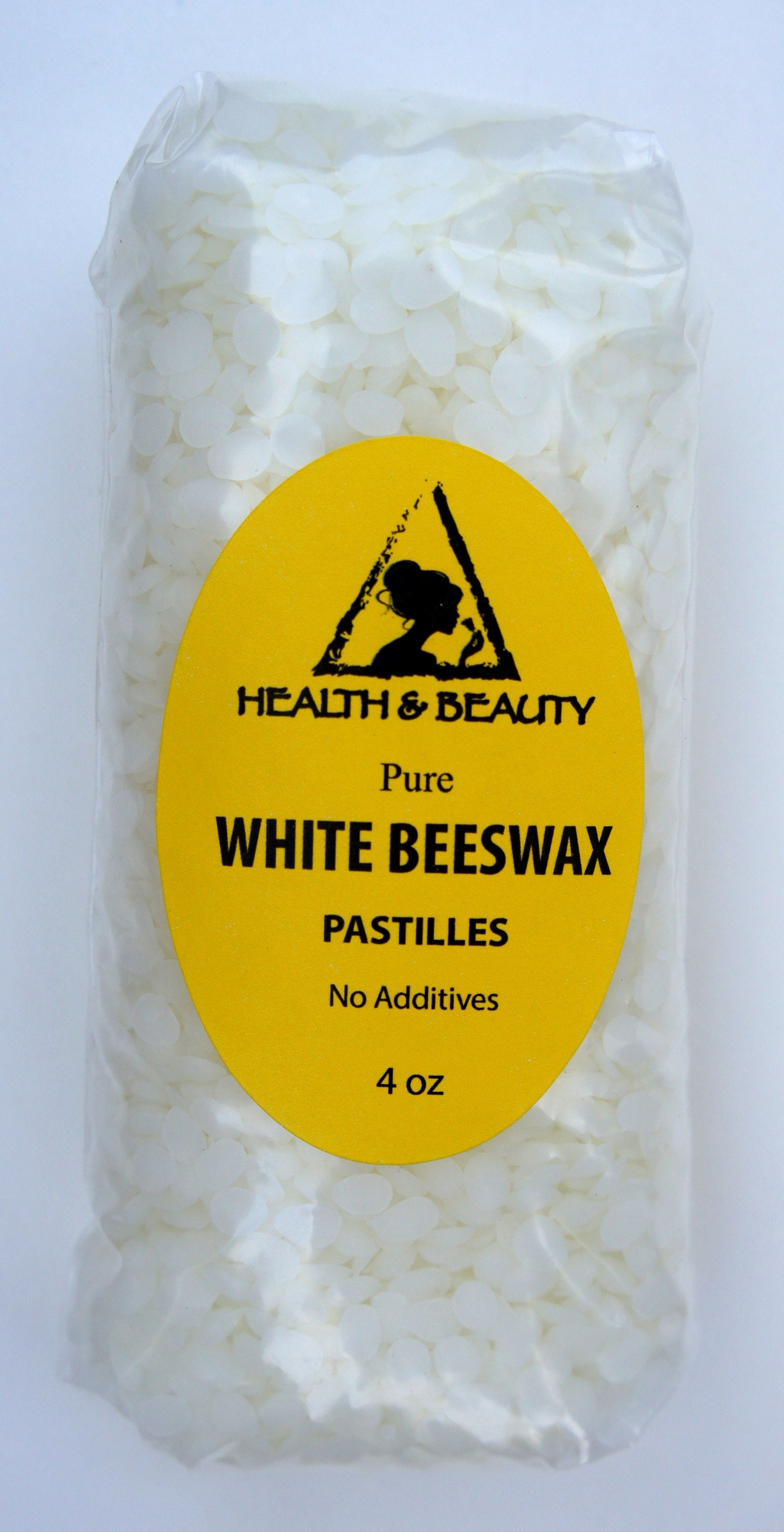 4 Oz WHITE BEESWAX Bees WAX Organic Pastilles Beads Premium 