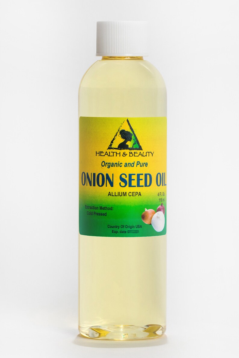 4 Oz ONION SEED OIL Premium Organic Cold Pressed 100 Pure All Etsy