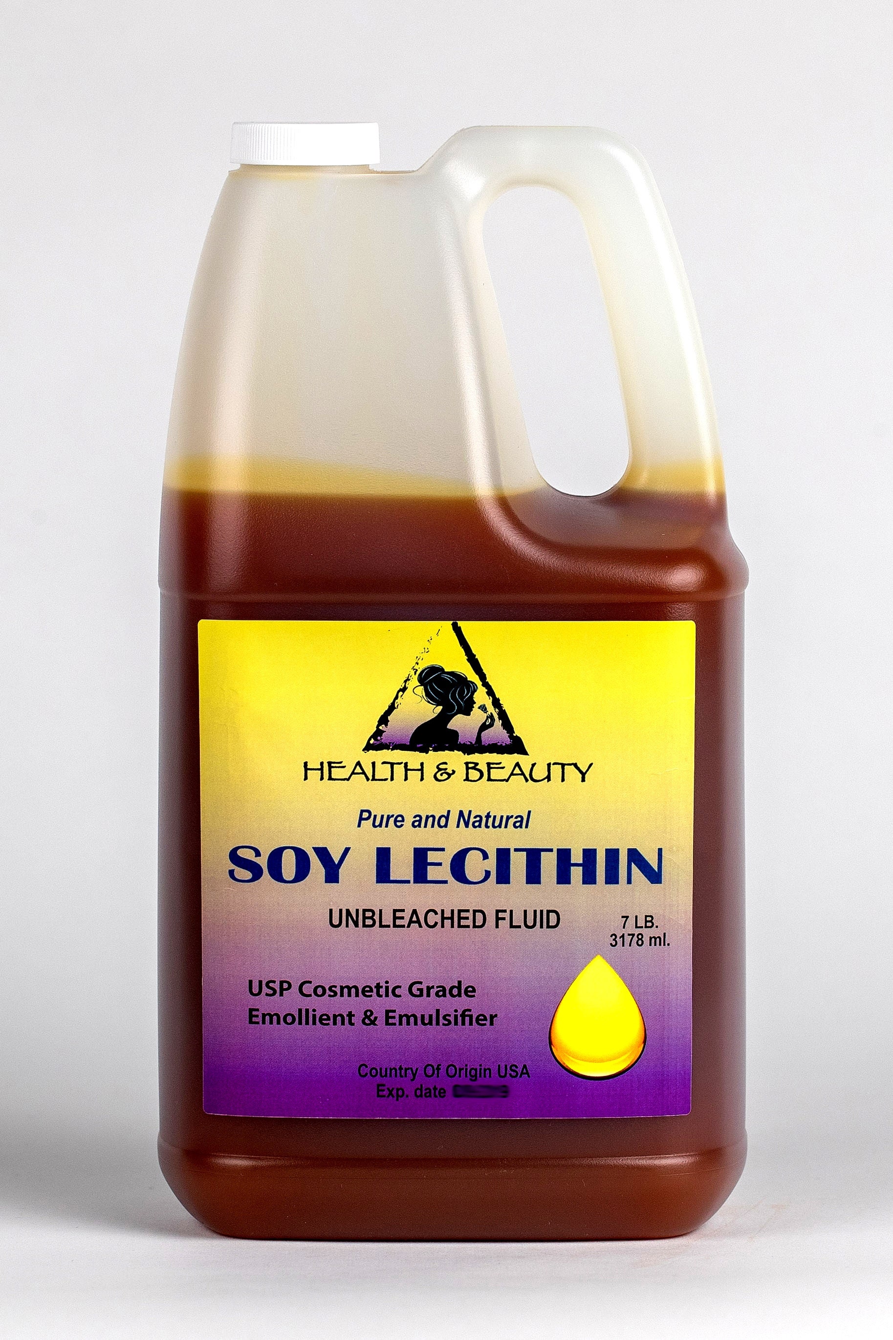 7 lb 1 gal LECITHIN SOY UNBLEACHED Fluid Liquid Emulsifier Etsy