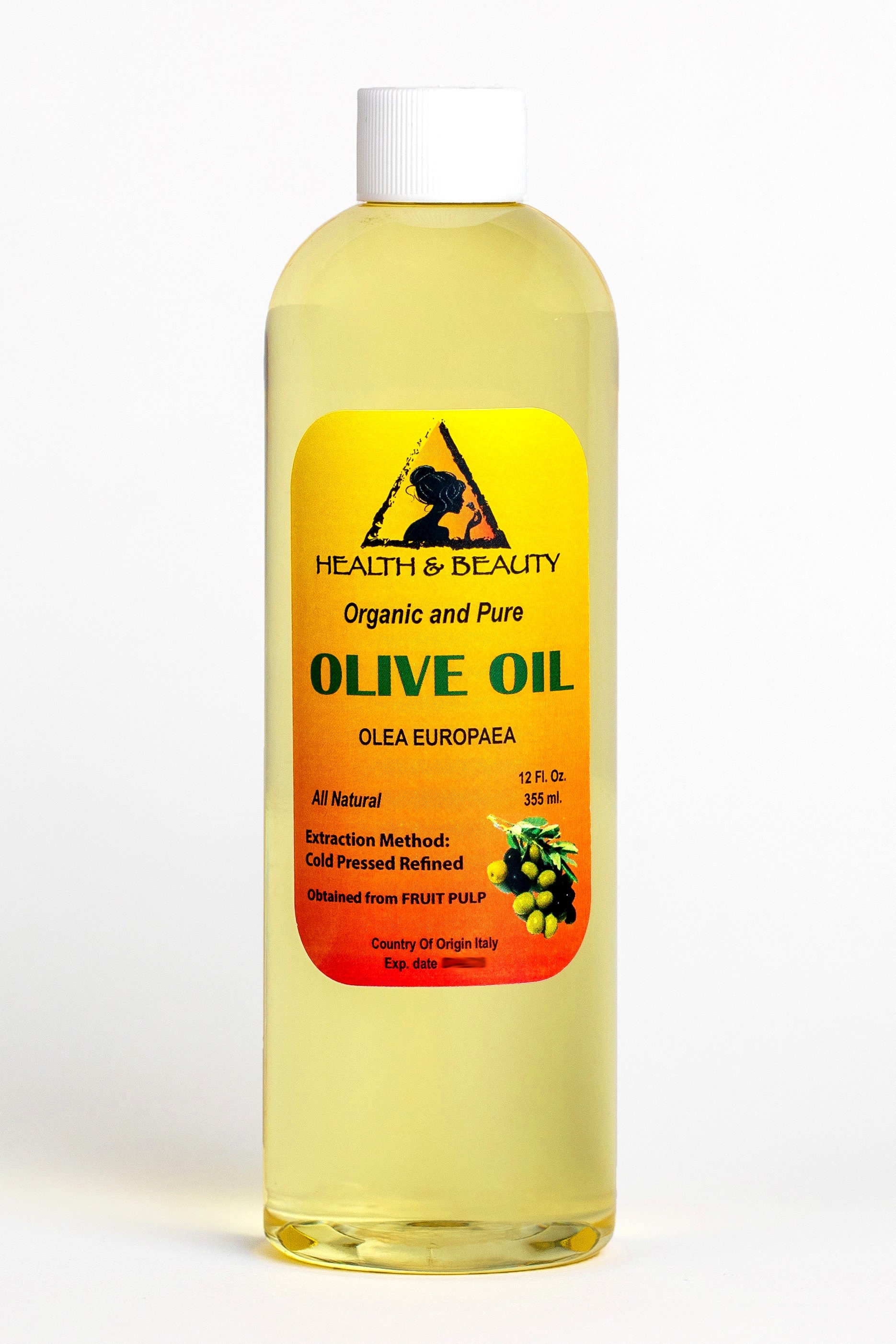 12 Oz OLIVE OIL REFINED Organic Carrier Cold Pressed Natural - Etsy